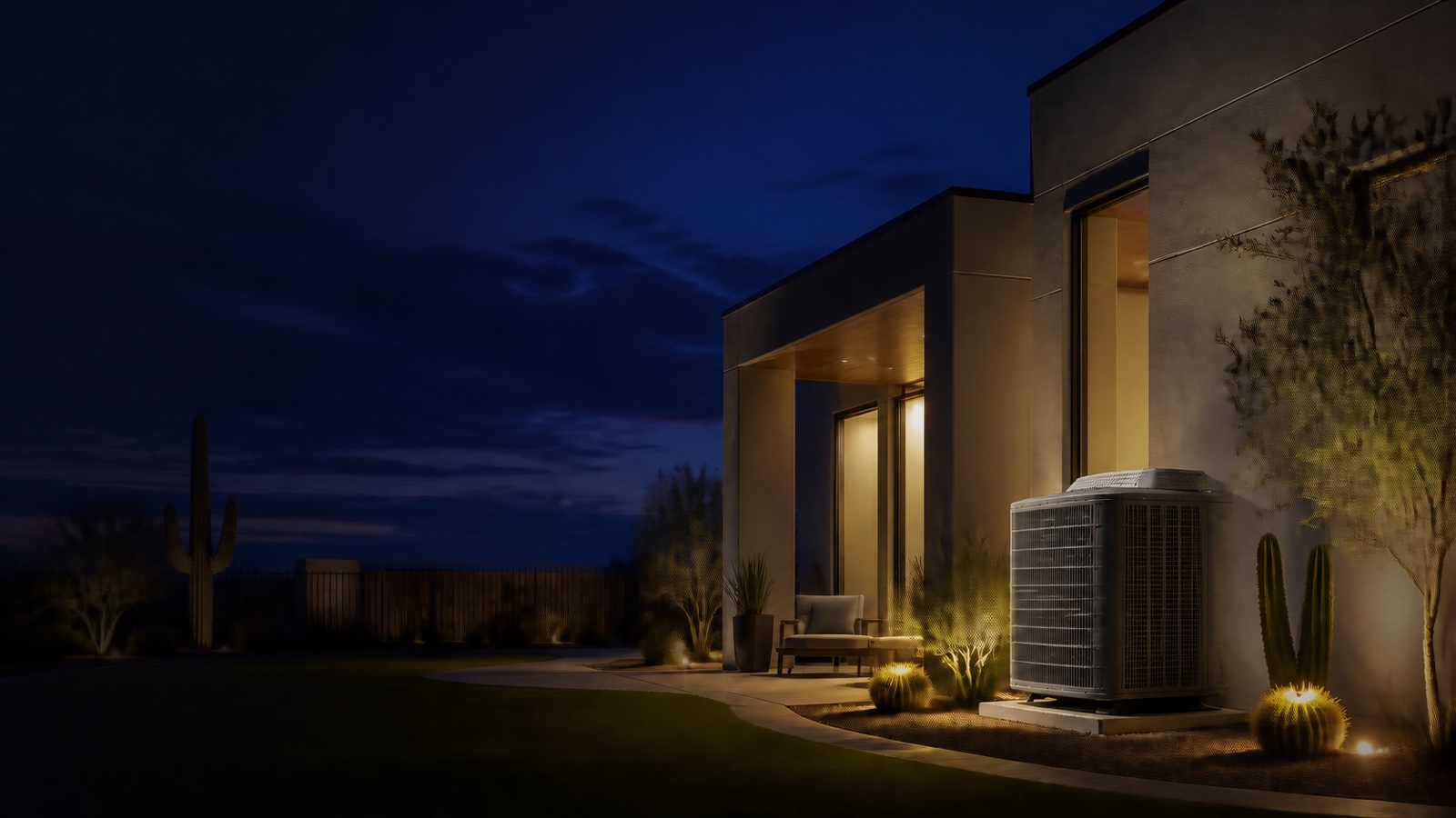 Temperra Heating & Air service team in an East Valley home
